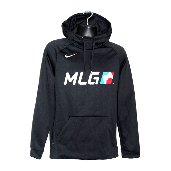 MLG Nike Therma Hoodie Men's Small Black Dri-Fit Esports Gaming Sweatshirt - Picture 1 of 5